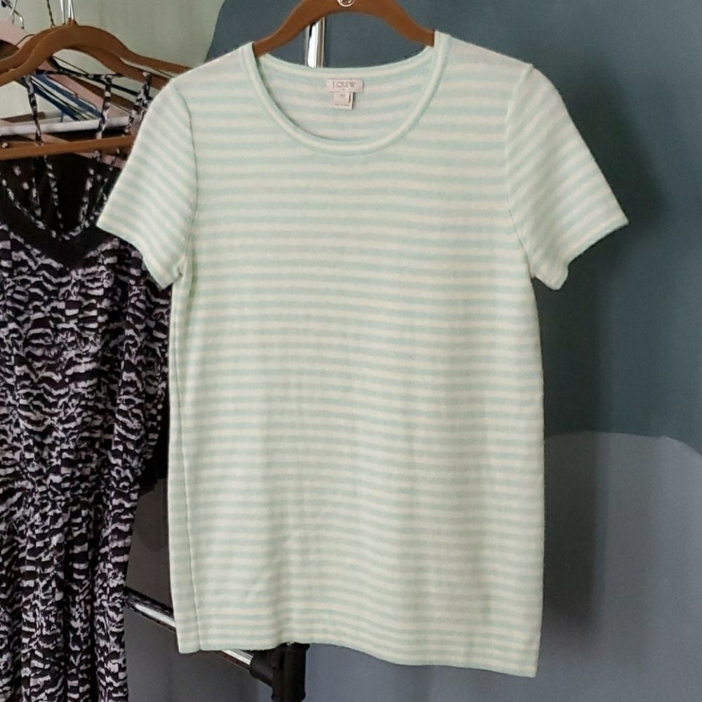 J. Crew Wool Blend Striped Sweater